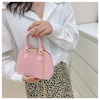 Jelly Fiber Beaded Fashion Bag