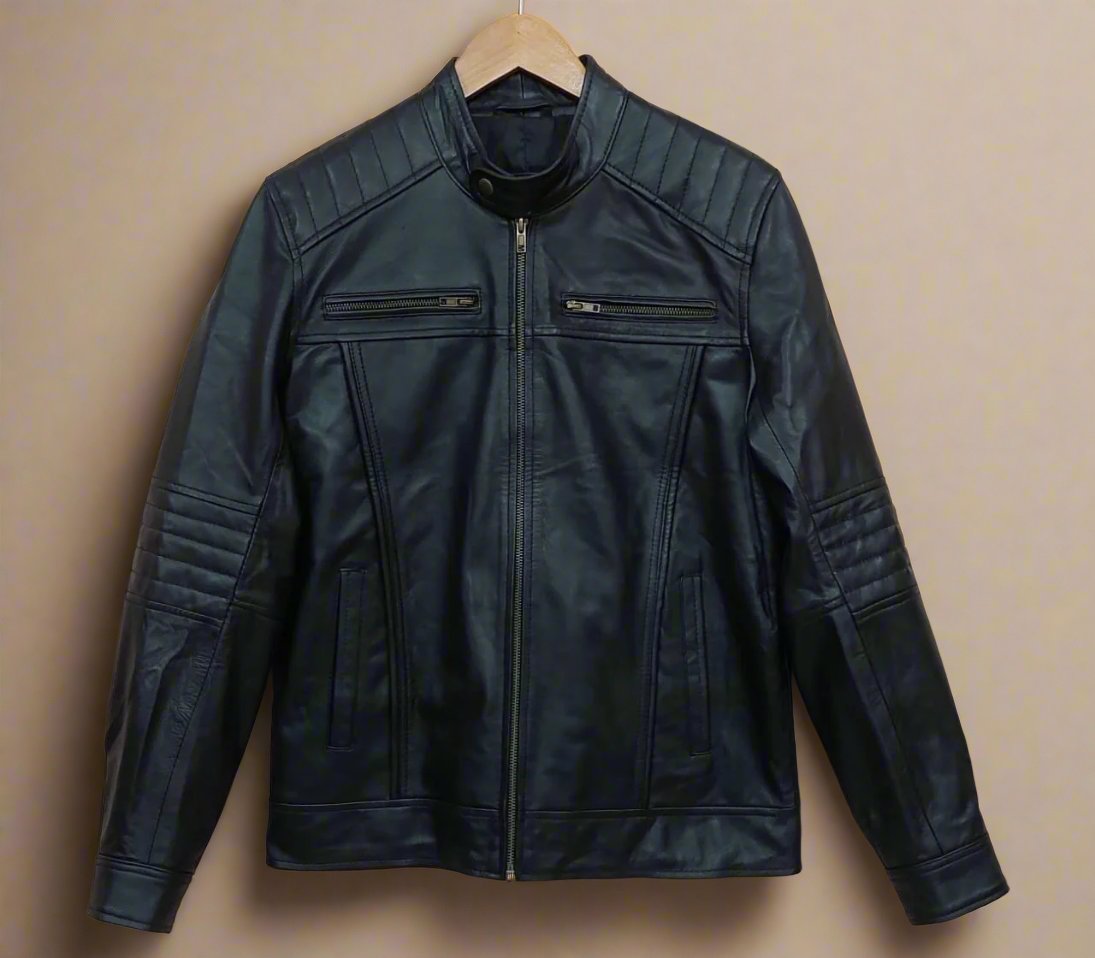 Men’s Original Sheep Leather Jacket – Premium Quality | Medium, Large, X-Large