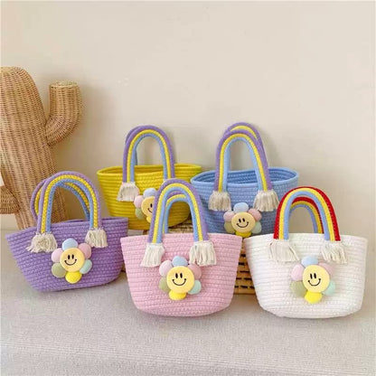 Sunflower Bucket Shape Bag