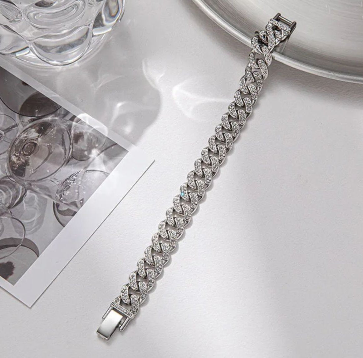 Rhinestone Unisex Bracelet