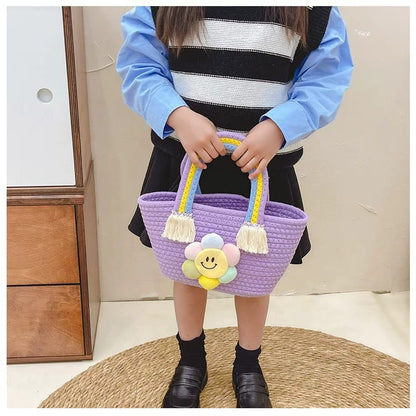 Sunflower Bucket Shape Bag