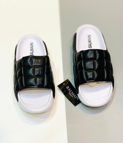 Balmain Slippers | Luxury Comfort Redefined