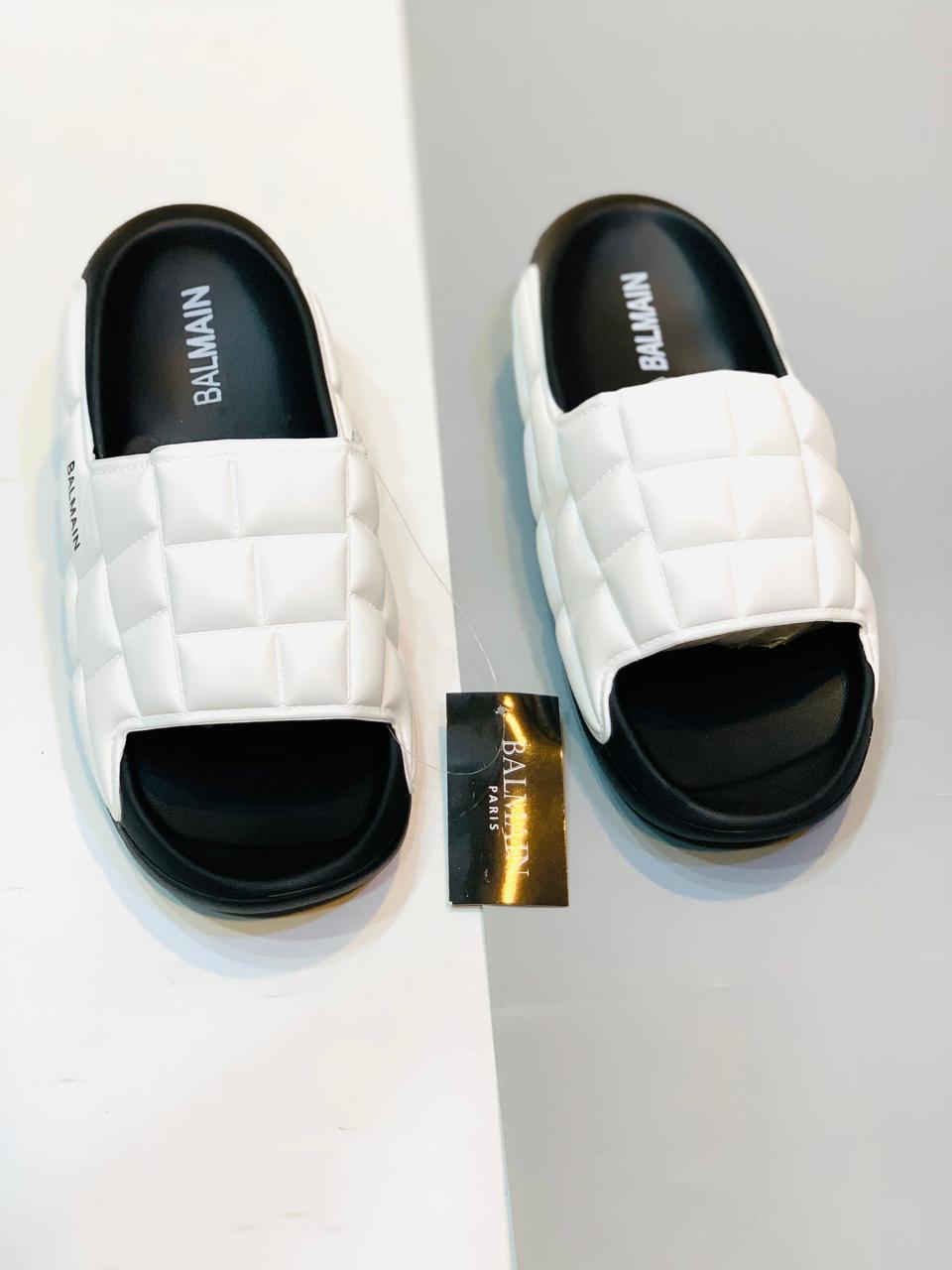 Balmain Slippers | Luxury Comfort Redefined