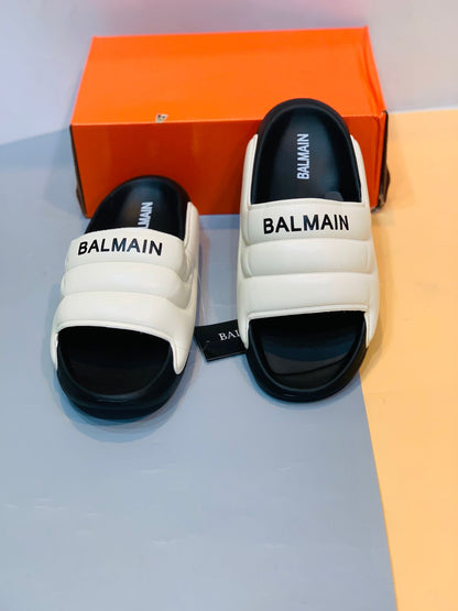 Balmain Slippers | Luxury Comfort Redefined