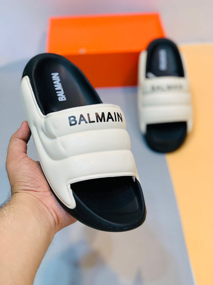 Balmain Slippers | Luxury Comfort Redefined