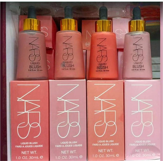 NARS Liquid Blush Pack – Set of 4 Vibrant Shades | Long-Lasting, Buildable Blush