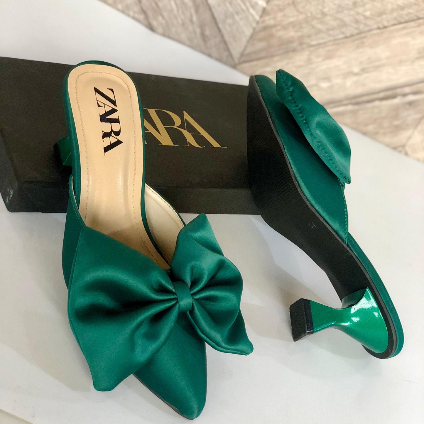 Zara Big Bow Heel – Exclusive High Heels with Bold Elegance