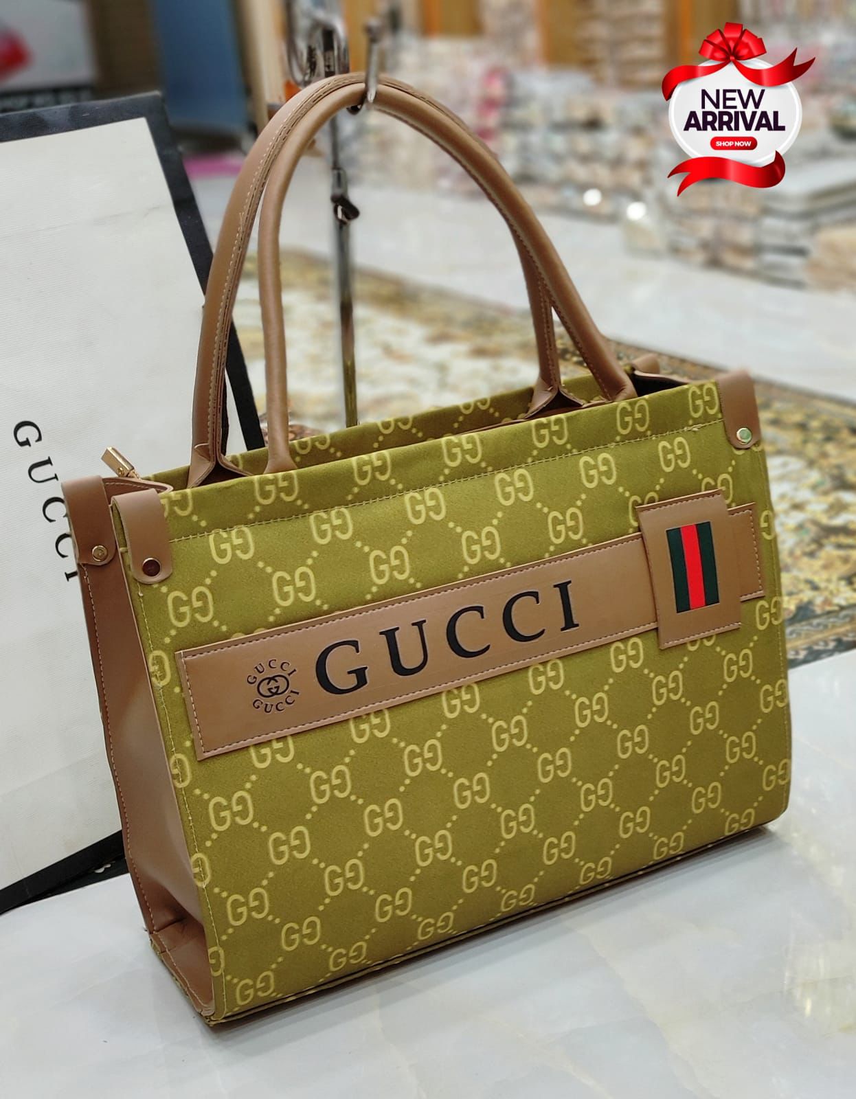 Gucci & Dior-Inspired Tote Bags – Elegant & Spacious