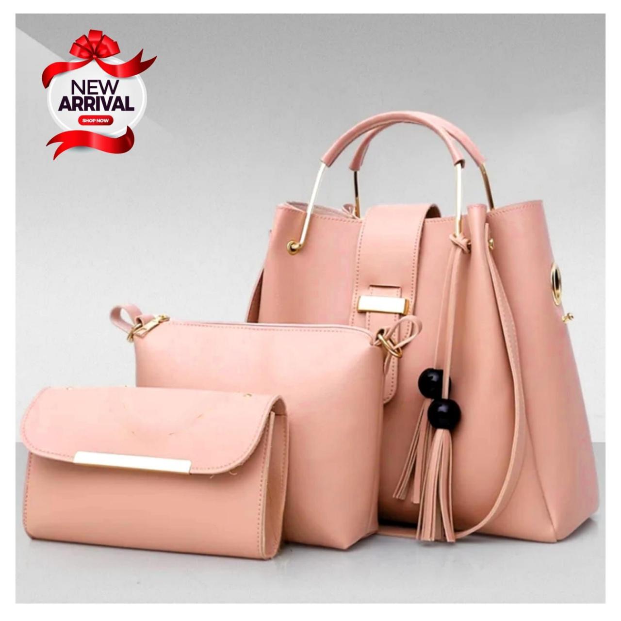 Celine 3-Piece Bag Set – Soft Leather, High Quality, Versatile Design