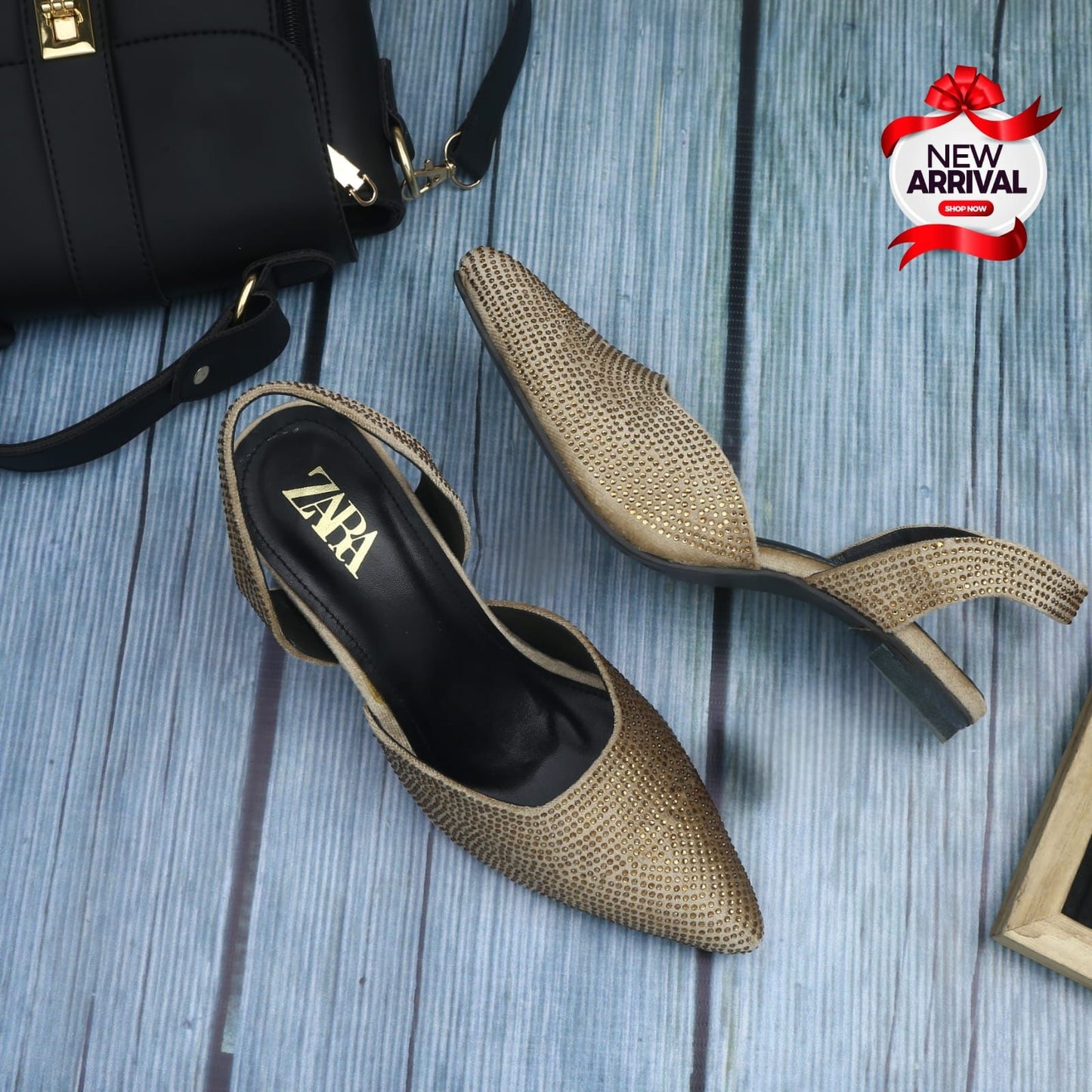 Zara Slippers and Clutch Combo Deal - Stylish and Affordable Footwear Set 2024