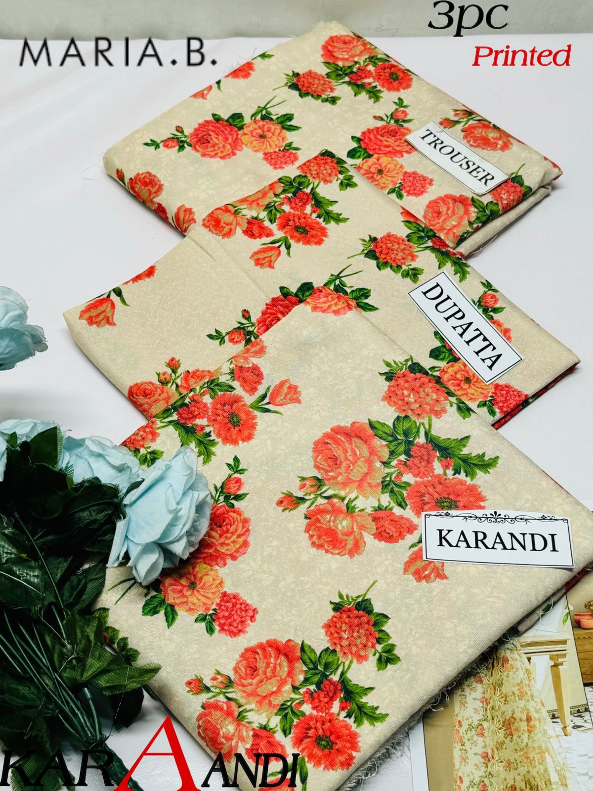 Baroque, Maria.B, Charizma 3-Piece Winter Collection | Fancy Karandi Suits