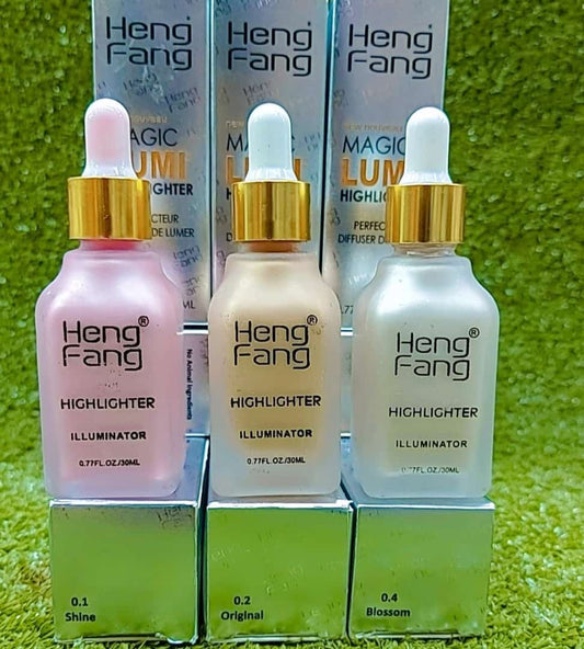 HENG FANG Liquid Highlighter Illuminator Pack of 3: Illuminate Your Glow