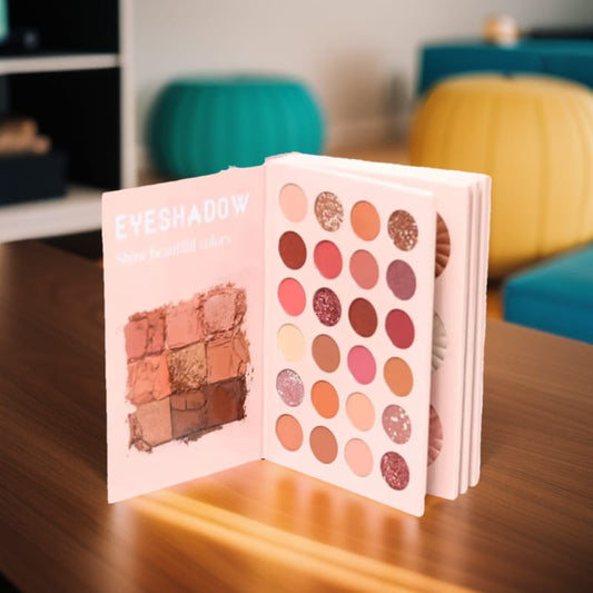 MOCALLURE Cosmetic Book - All-in-One Eyeshadow, Highlighter, Blusher & Eyebrow Concealer Powder | Trendy Makeup Kit in Pakistan