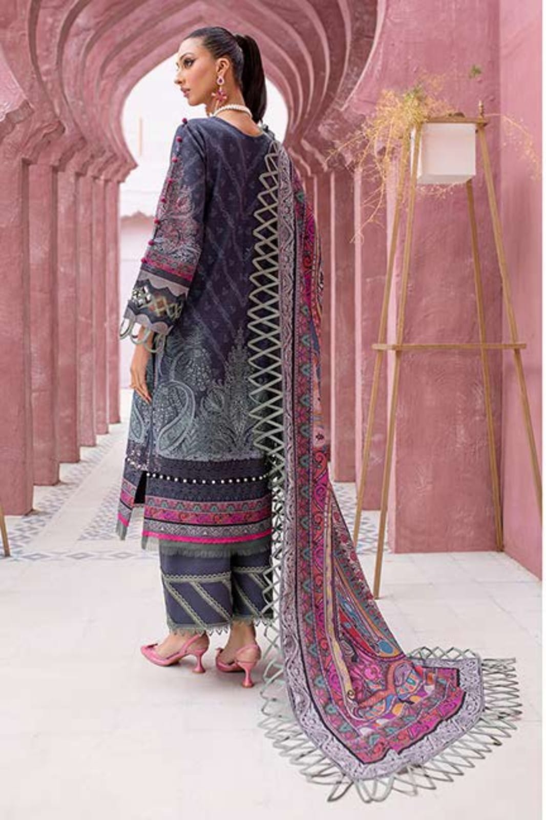 Grande Digital Printed Khaddar 3-Piece Collection by JADE x FIRDOUS – 100% Original Stock