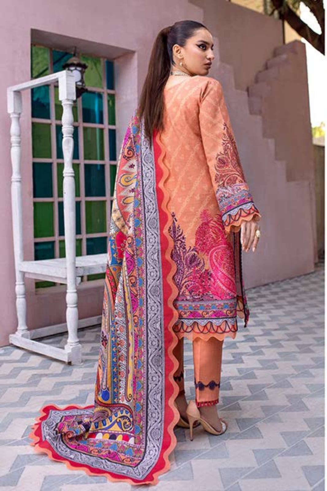 Grande Digital Printed Khaddar 3-Piece Collection by JADE x FIRDOUS – 100% Original Stock