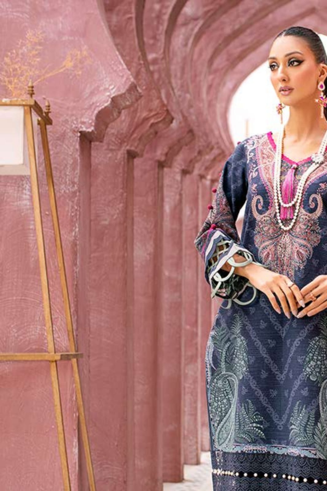 Grande Digital Printed Khaddar 3-Piece Collection by JADE x FIRDOUS – 100% Original Stock