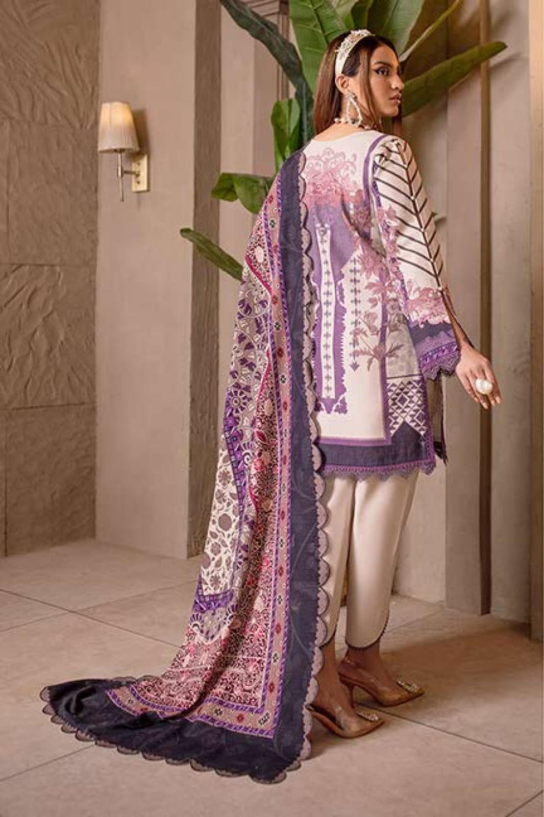 Grande Digital Printed Khaddar 3-Piece Collection by JADE x FIRDOUS – 100% Original Stock