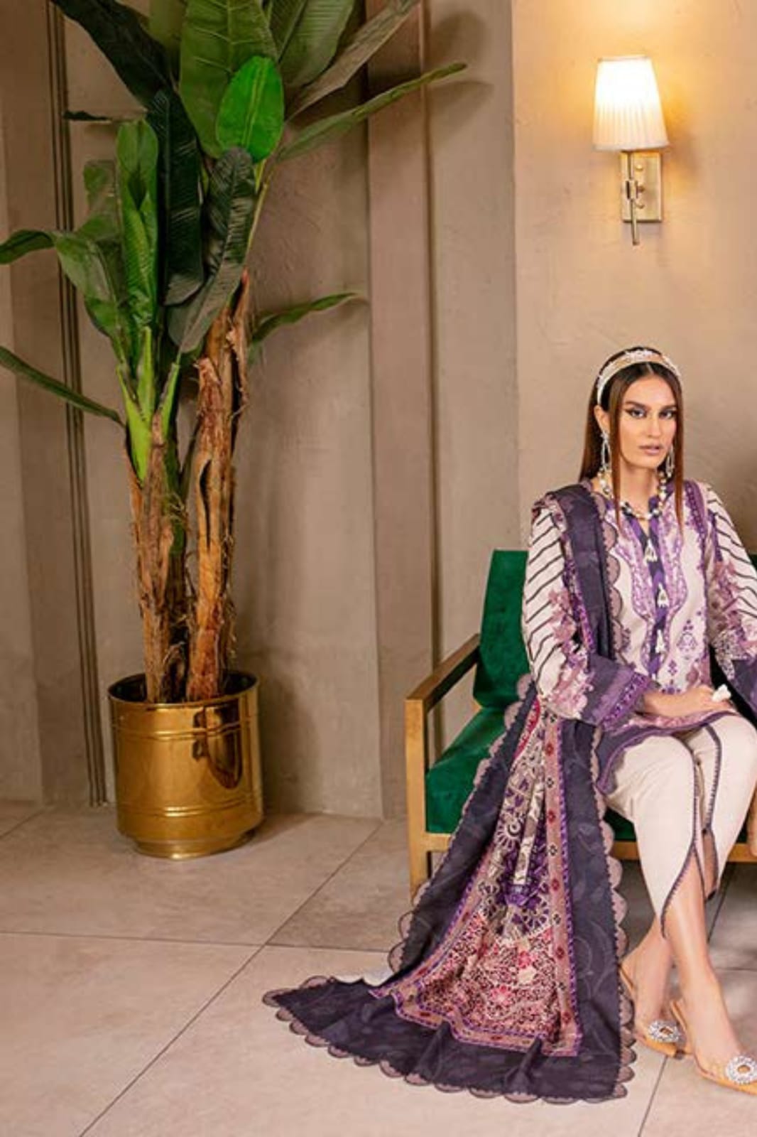 Grande Digital Printed Khaddar 3-Piece Collection by JADE x FIRDOUS – 100% Original Stock