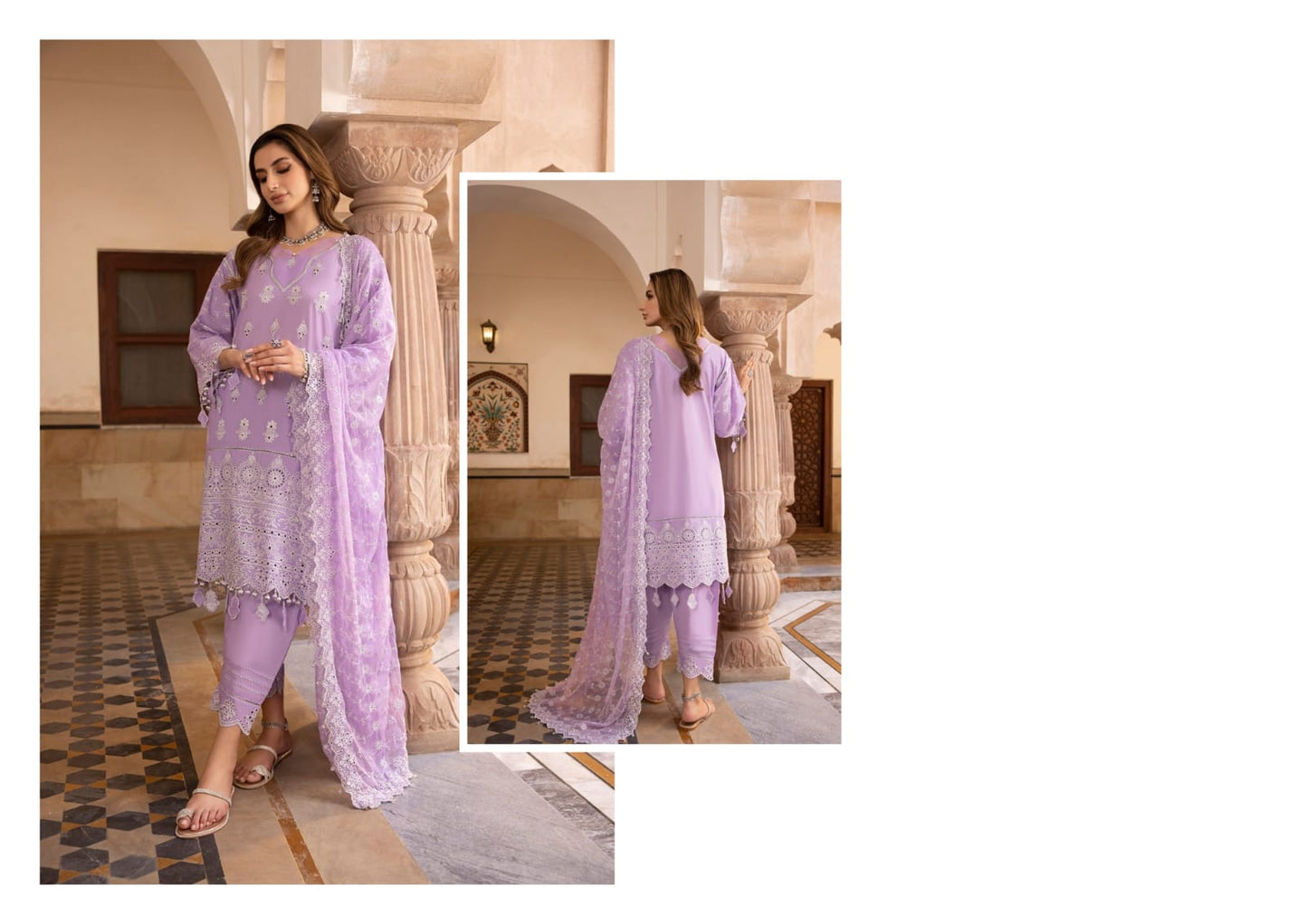 Flat 20% Off - GULKARI '24 Eid Chikankari Unstitched Collection by Regalia Textile | Luxury Pakistani Festive Wear 2024