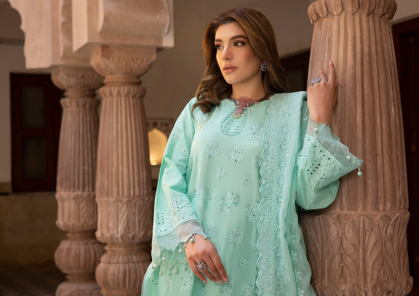 Flat 20% Off - GULKARI '24 Eid Chikankari Unstitched Collection by Regalia Textile | Luxury Pakistani Festive Wear 2024