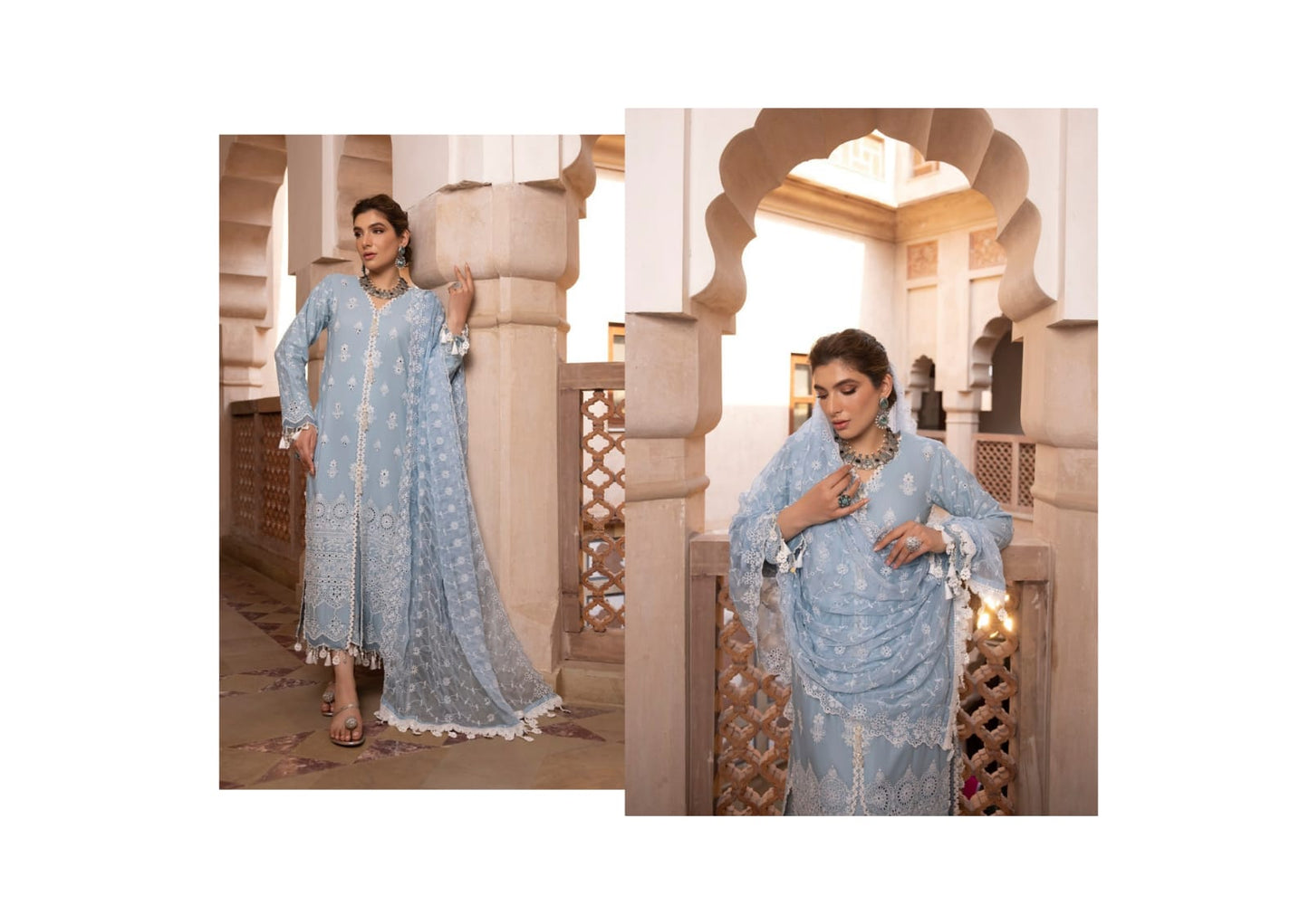 Flat 20% Off - GULKARI '24 Eid Chikankari Unstitched Collection by Regalia Textile | Luxury Pakistani Festive Wear 2024