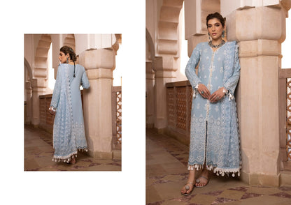 Flat 20% Off - GULKARI '24 Eid Chikankari Unstitched Collection by Regalia Textile | Luxury Pakistani Festive Wear 2024