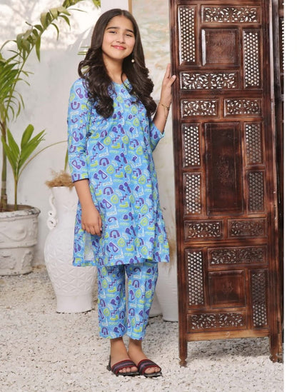 Flat 25% Off on MALU RANI Kids’ 2-Piece Unstitched Collection by Moosa Jee 2024 | Luxury Girls' Clothing & Festive Wear