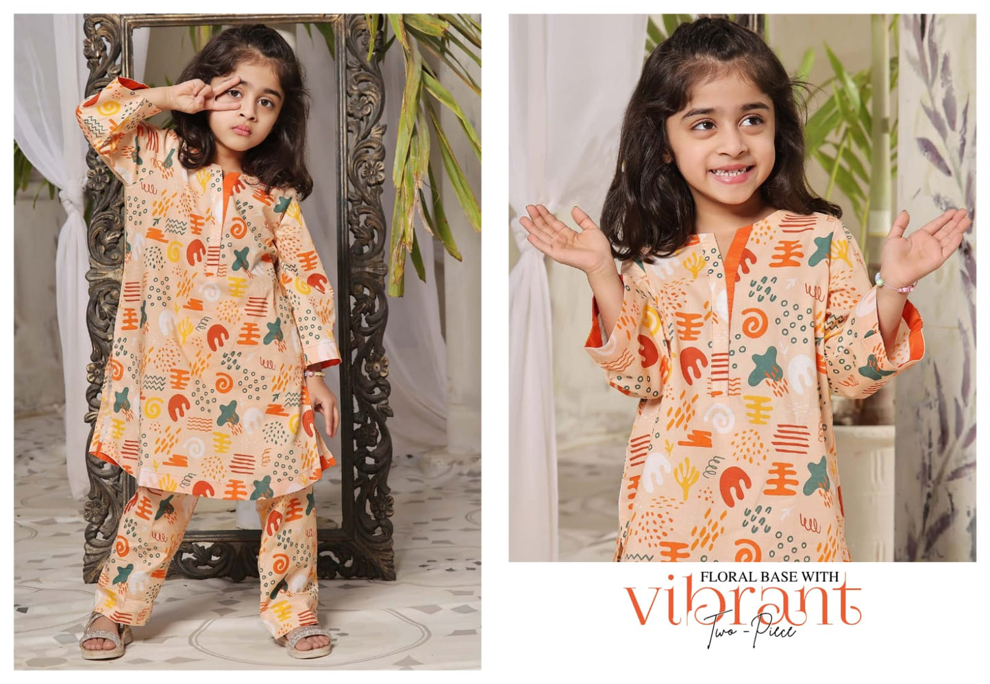 Flat 25% Off on MALU RANI Kids’ 2-Piece Unstitched Collection by Moosa Jee 2024 | Luxury Girls' Clothing & Festive Wear