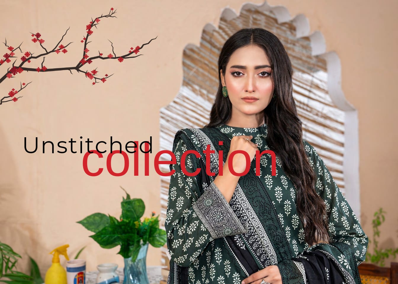 ZESH CAMBRIC DROP-2, 2024 Digital Printed Collection – Latest Winter Suit for Women in Pakistan