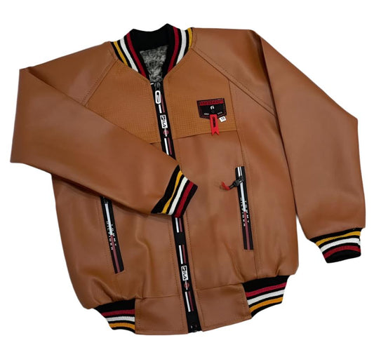 Classic Boys' Leather Jacket