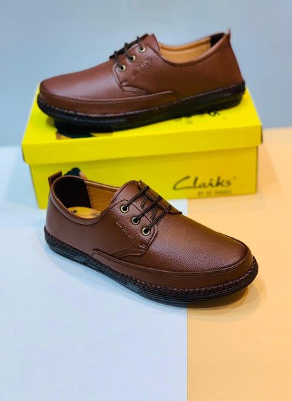 Clark Medicated Real Leather Shoes – Premium Soft Comfort Footwear for Pain Relief | Sizes 40–44 | Pakistan & Worldwide Shipping