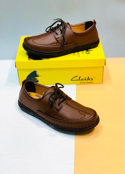 Clark Medicated Real Leather Shoes – Premium Soft Comfort Footwear for Pain Relief | Sizes 40–44 | Pakistan & Worldwide Shipping