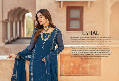 MERAKISH Luxury Unstitched Chiffon Embroidered Wedding Collection Vol-13 2023 | Shahzeb Textile