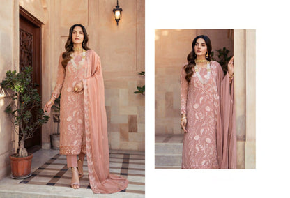 MERAKISH Luxury Unstitched Chiffon Embroidered Wedding Collection Vol-13 2023 | Shahzeb Textile