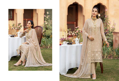 MERAKISH Luxury Unstitched Chiffon Embroidered Wedding Collection Vol-13 2023 | Shahzeb Textile