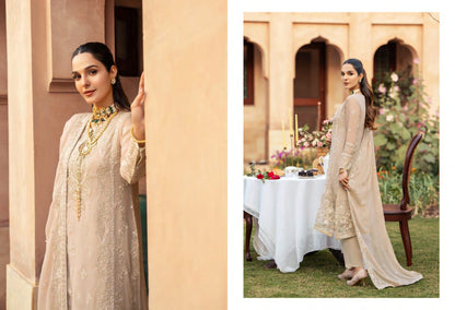 MERAKISH Luxury Unstitched Chiffon Embroidered Wedding Collection Vol-13 2023 | Shahzeb Textile