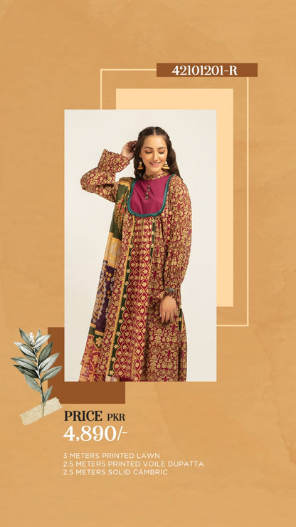 Nishat 3-Piece Printed Lawn Vol-8, 2024 | Original Collection | Stunning Designs