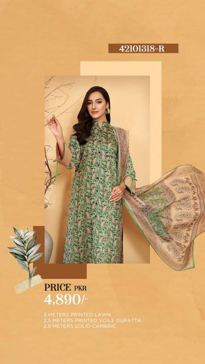 Nishat 3-Piece Printed Lawn Vol-8, 2024 | Original Collection | Stunning Designs