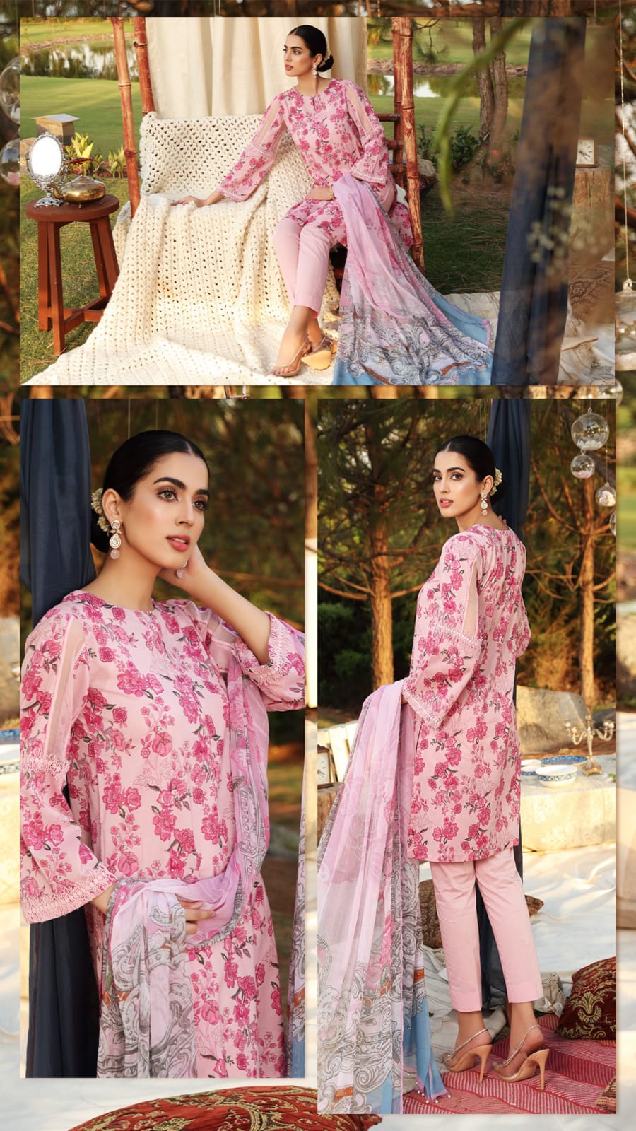 Nishat 3-Piece Printed Lawn Vol-8, 2024 | Original Collection | Stunning Designs