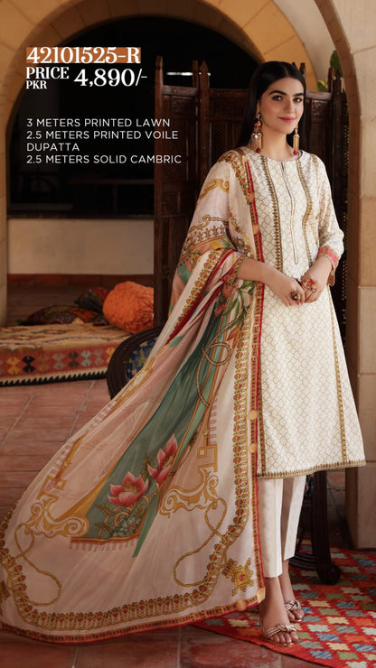 Nishat 3-Piece Printed Lawn Vol-8, 2024 | Original Collection | Stunning Designs