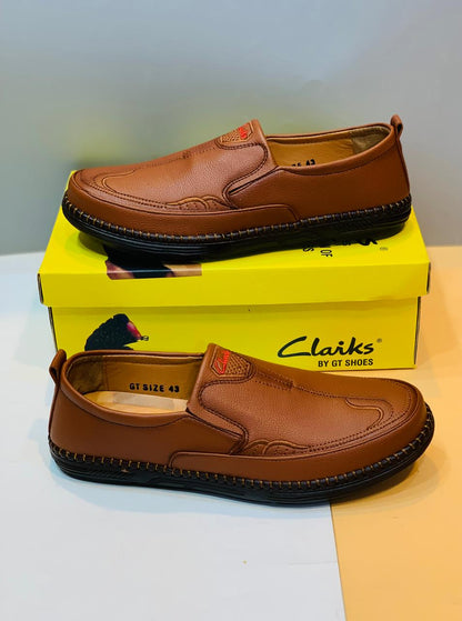 Clark Medicated Leather Shoes – Soft, Comfortable & Durable