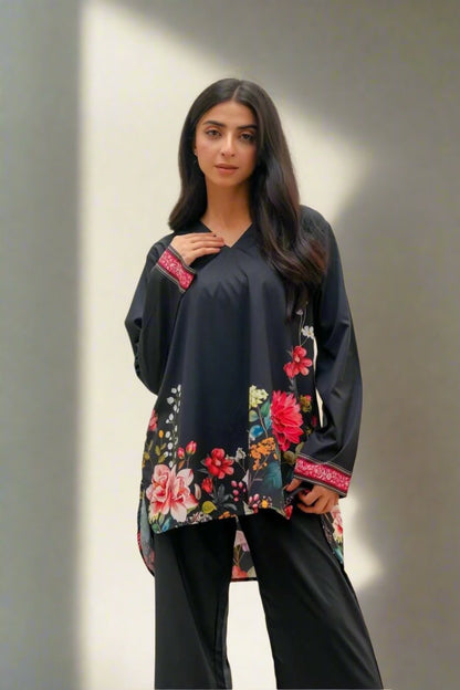 Shamoze Silk Soft Silk Outfit for Women – Elegant & Comfortable | Sizes M, L, XL | Chest 20 to 24 | Free Shipping in Pakistan & International Delivery