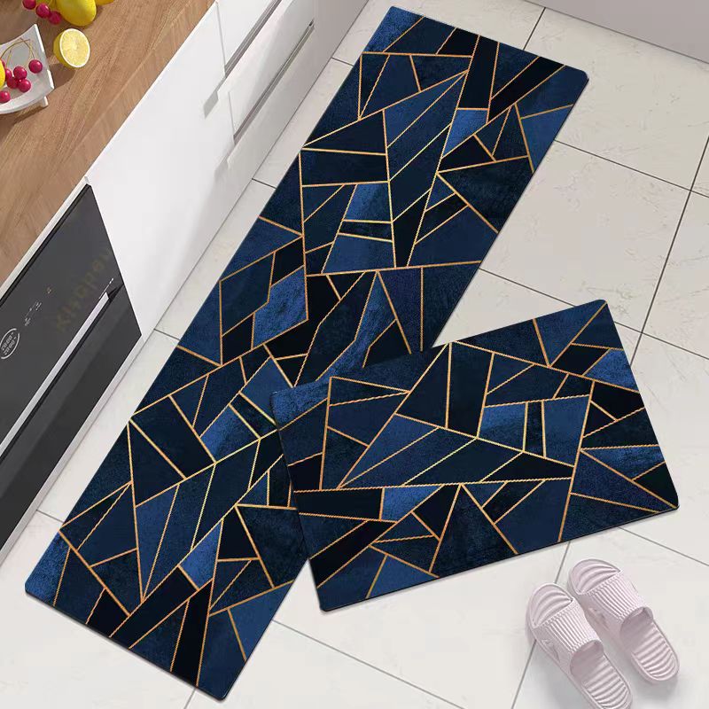 2-Piece Mat & Runner Set – 38x58 cm Mat & 38x117 cm Runner | Premium Napa Leather Fabric with Anti-Slip Rubber Base | High-Quality 3mm Thickness, 1300g Weight