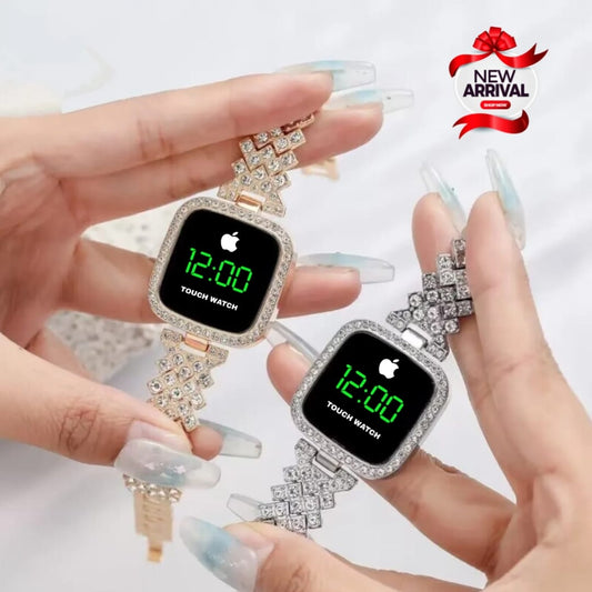 Elegant Women's LED Jewelry Watch - Stylish & Illuminating