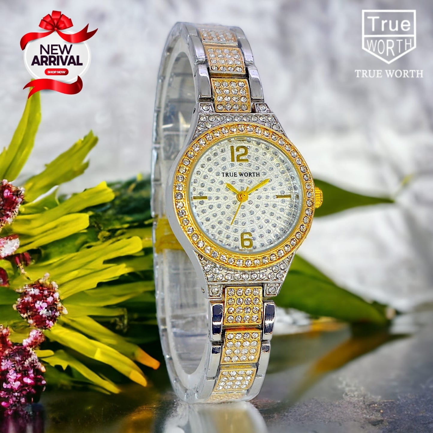 True Worth Women's Elegant Watch